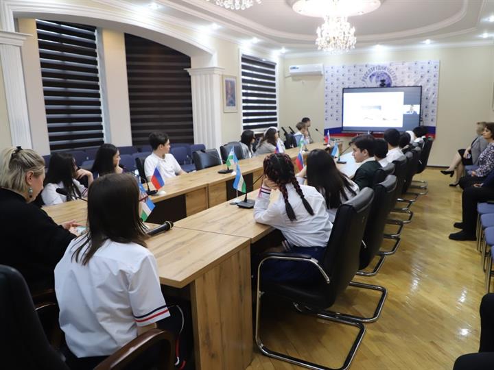 В КГЭУ совместно с Россотрудничеством прошла онлайн-лекция для школьников г. Ташкент