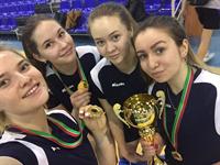 Поздравляем женскую сборную КГЭУ с победой в Кубке Максима Михайлова по волейболу!