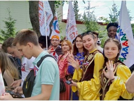 Студенты КГЭУ стали участниками Всероссийской акции «Парад дружбы народов России»