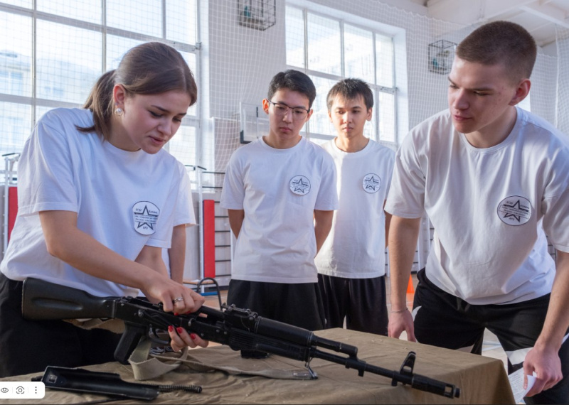 Участие группы АЭ-1-25 в Военно-патриотической игре