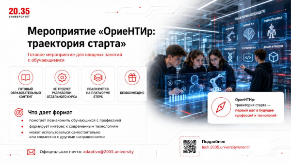 Образовательные возможности Университета 2035 для преподавателей и студентов