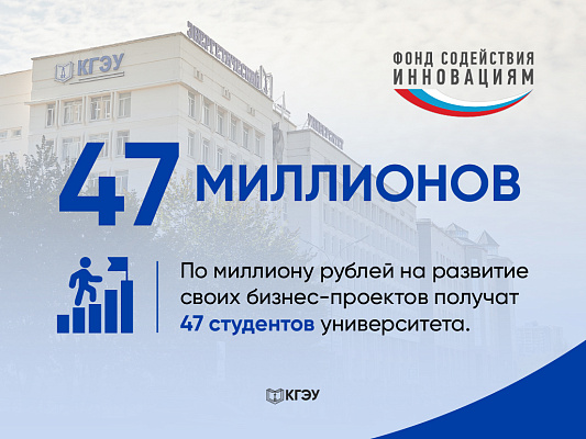 ТРИУМФ СТУДЕНЧЕСКИХ СТАРТАПОВ КГЭУ 